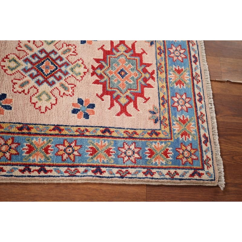 Kazak Oriental Accent Rug Hand-Knotted Wool Carpet - 1'11" x 3'0"