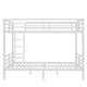 preview thumbnail 23 of 34, Metal Bunk Bed for Teens and Adults White Space Saving Noise Reduction