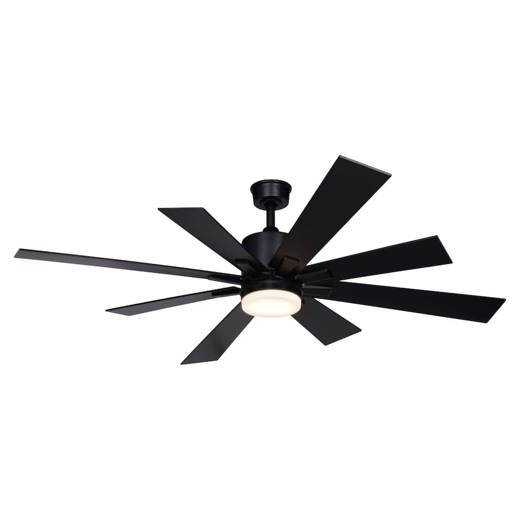 Bellevue VXCFA32117 Nanci 60" 8 Blade Indoor / Outdoor LED Ceiling Fan
