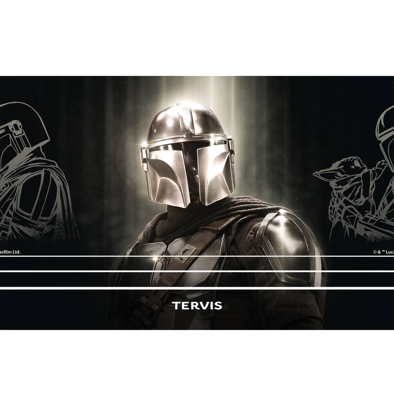 Tervis Traveler Star Wars - The Mandalorian Chrome Triple Walled Insulated Travel Tumbler, Stainless Steel