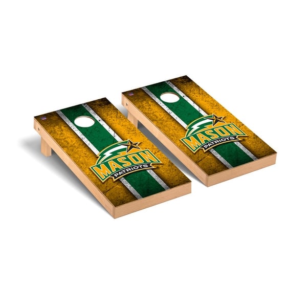 slide 2 of 5, George Mason Patriots Vintage Cornhole Board Set