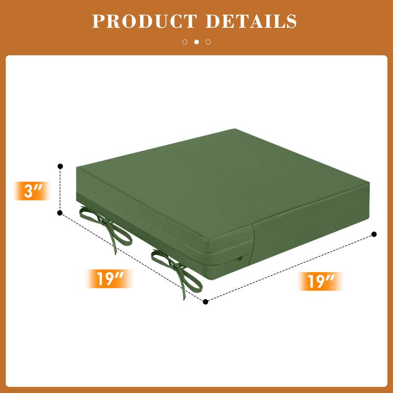 Outdoor Seat Waterproof Chair Cushion for Patio Furniture