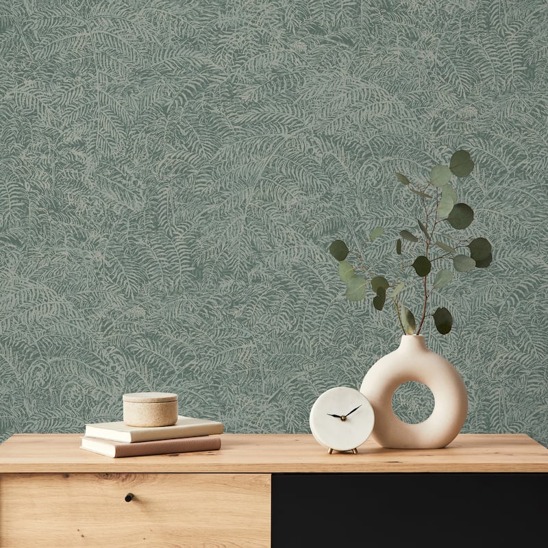 Veer Decor Fern Texture Wallpaper