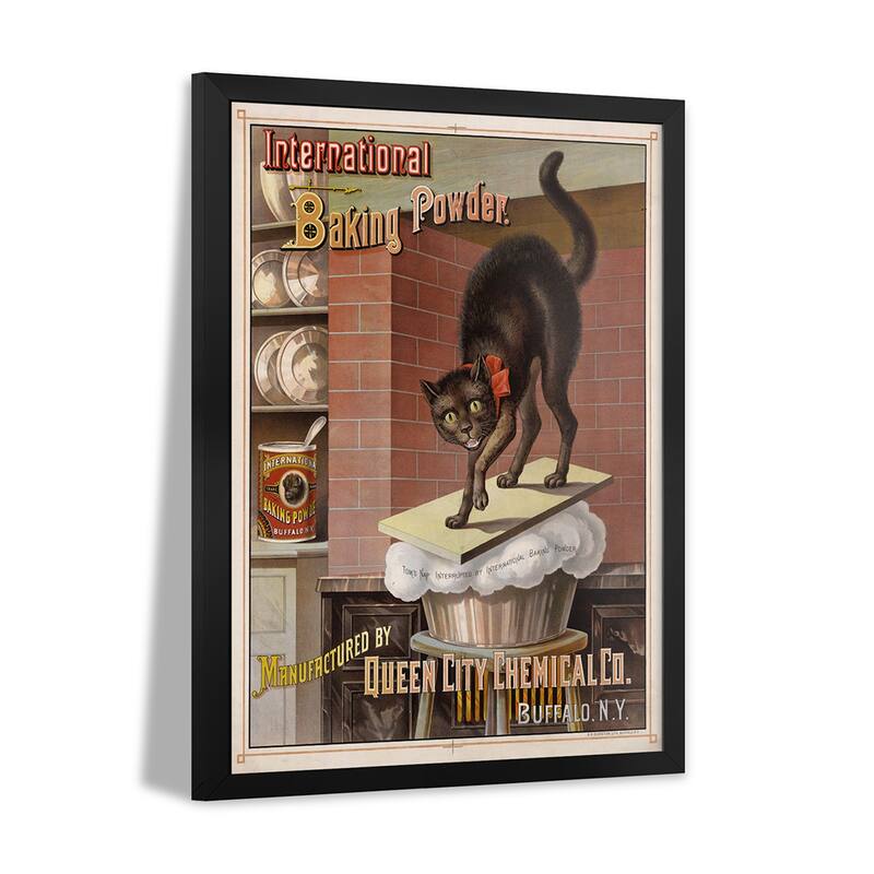 Catastrophe in the Kitchen, 1885 Premium Framed Poster by Print Collection