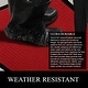 preview thumbnail 88 of 107, A1 Home Collections Polypropylene Rubber Door Mat All Weather Inside Outside Door Mat