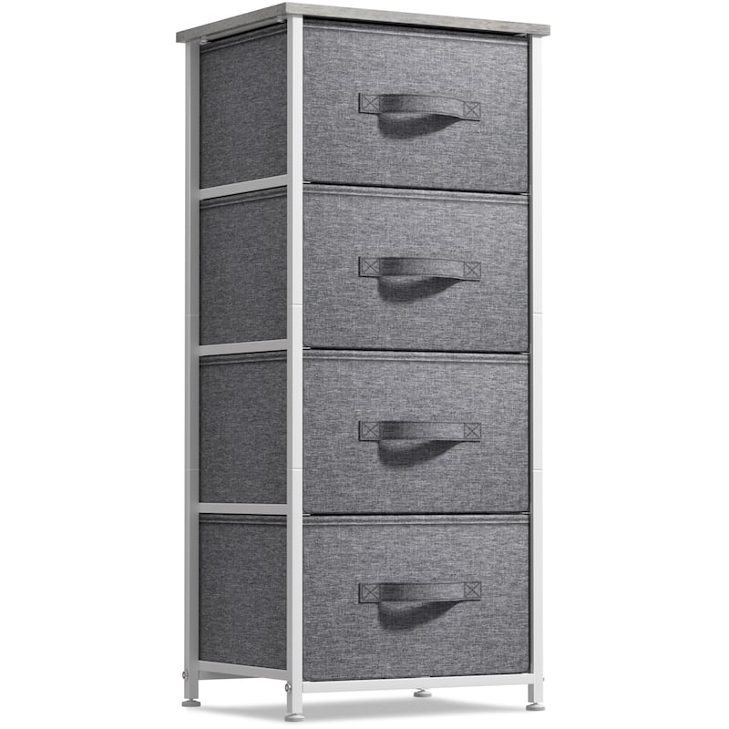 Sorbus 4 Drawer Vertical Short Nightstand
