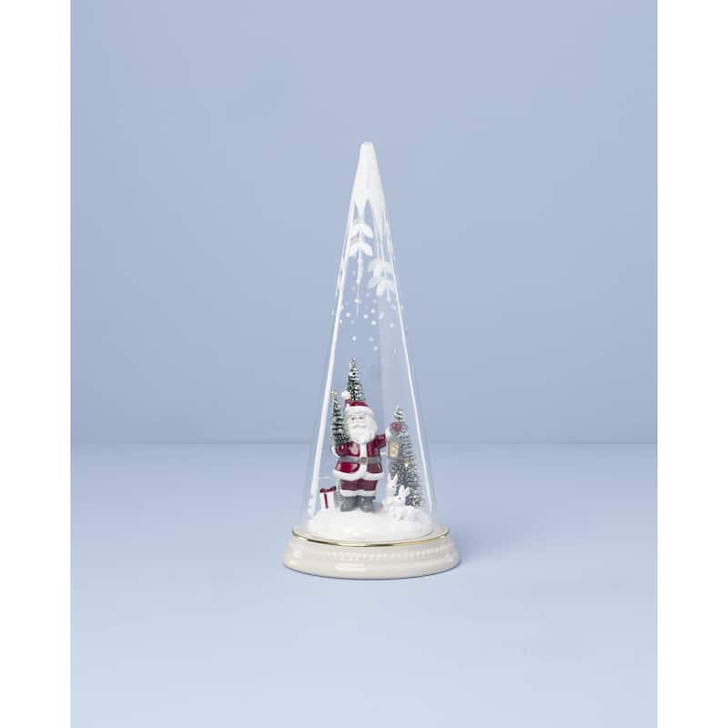 Lenox Merry & Magical Lit Santa with Lantern Figurine