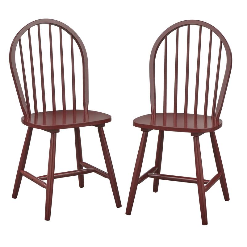 Simple Living Franklin Solid Wood Spindle Dining Chair (Set of 2)