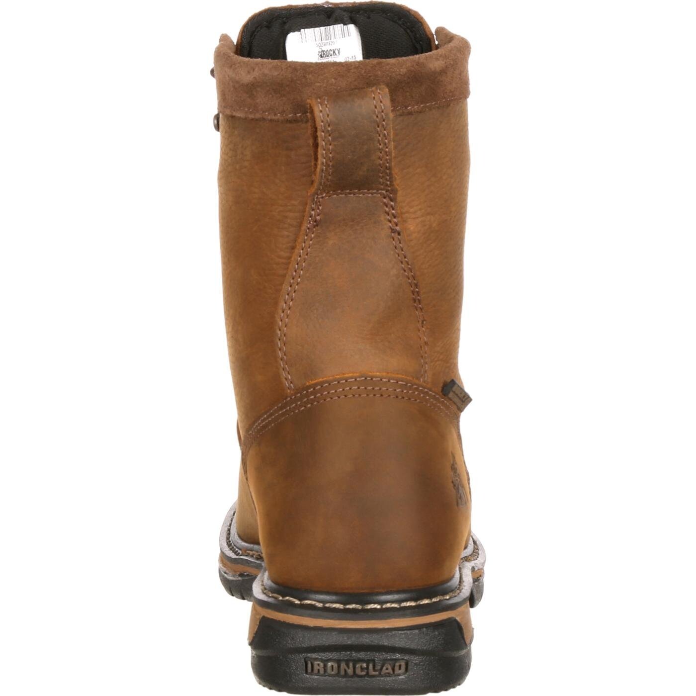 rocky ironclad steel toe waterproof work boots