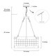 preview thumbnail 5 of 7, Farmhouse 5-Light Wood Drum Chandelier for Dining Room Kitchen Island