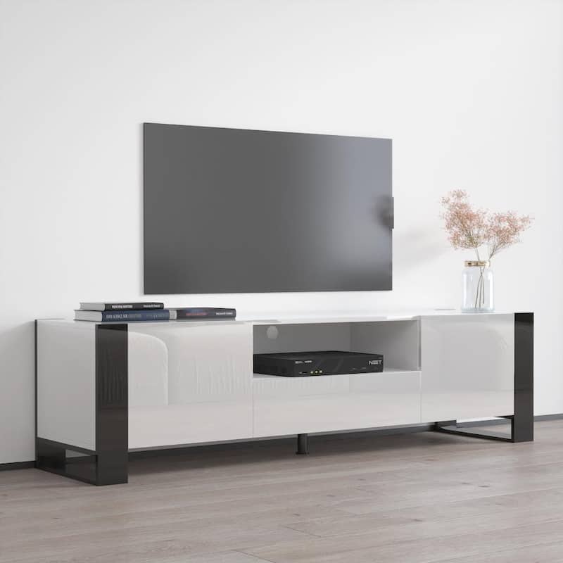 Woody 71" Modern All High Gloss TV Stand