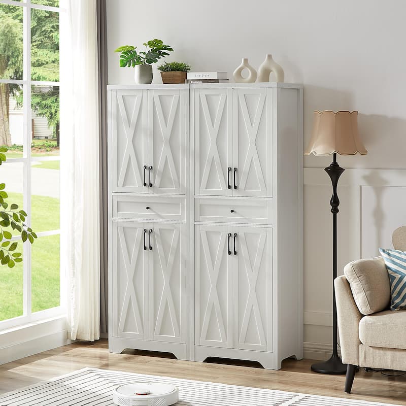 68"High Living Room Sideboard, Multi-Functional Cabinet Sideboard, Large Capacity Storage Cabinet, 23.7"L x 15.0"W x 68"H
