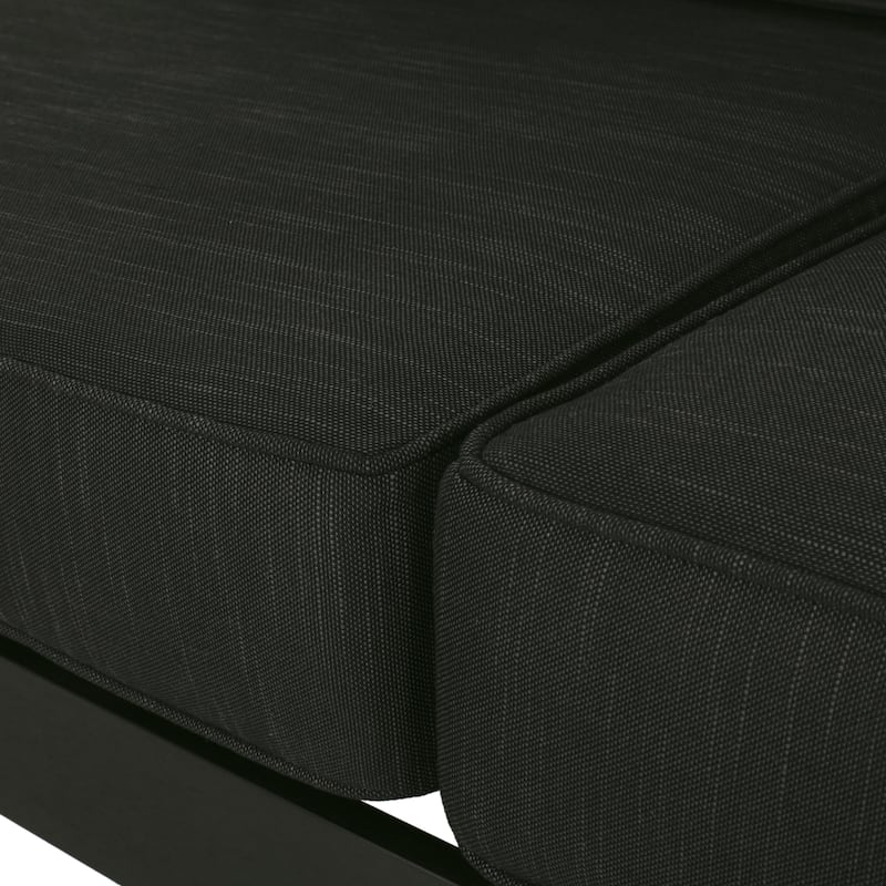 Maya Bay Aluminum Outdoor Loveseat with Cushions by Christopher Knight Home