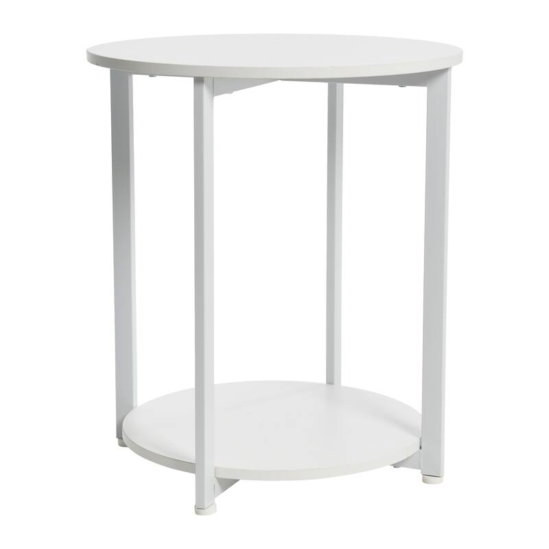 Jamestown Side End Table with Storage Shelf