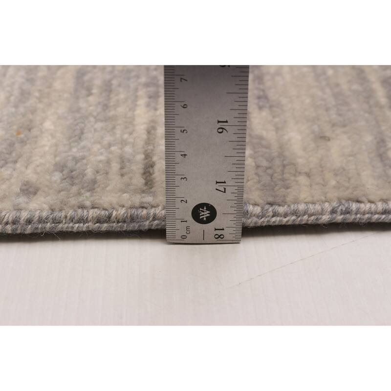 ECARPETGALLERY Hand-knotted Mystique Grey Wool Rug - 10' 3" x 14'