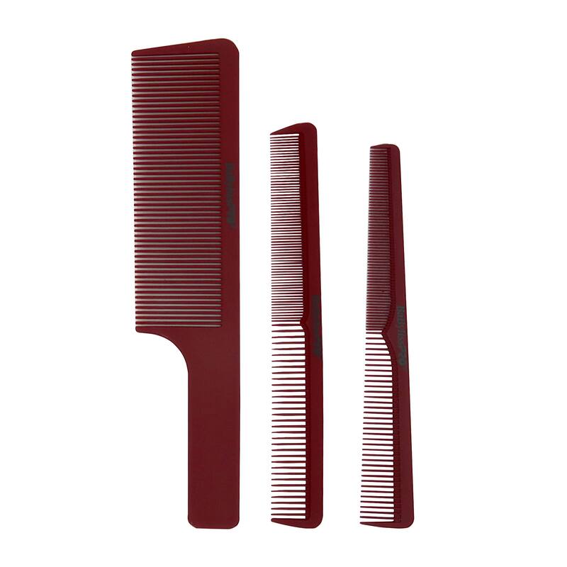 BaByliss PRO Hypoallergenic Gold Single Foil Cordless Shaver FXFS1 + Barberology Professional Cutting Cape + Comb Set Red