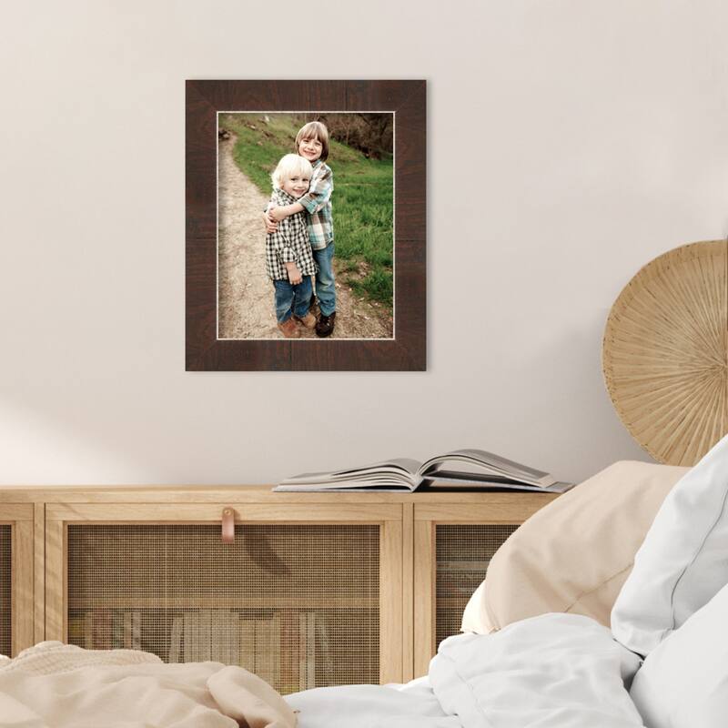 Wildwood Brown Narrow Framed Picture Frame, Photo Frame