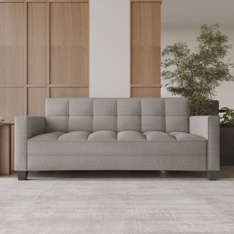 CraftPorch Chic Modern Linen Upholstered Sofa