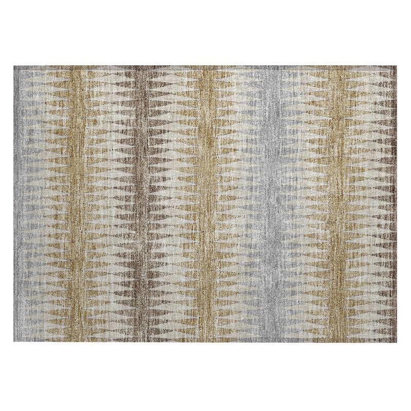 Machine Washable Indoor/ Outdoor Chantille Contemporary Rug