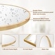 preview thumbnail 33 of 74, Modern Arched Full Length Aluminum Alloy Floor Mirror Standing Mirror