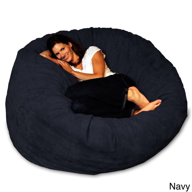 Bean Bag Chair 5-foot Memory Foam Removable Cover Bean Bags