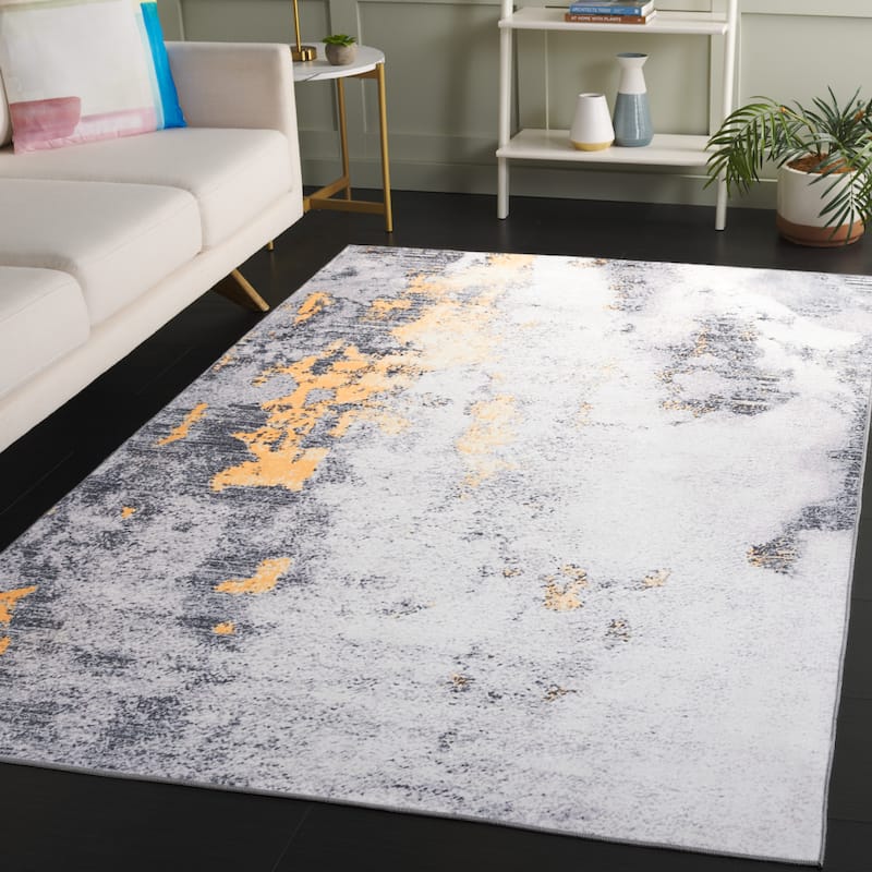 SAFAVIEH Santa Monica Lemma Modern & Contemporary Rug - 5' x 8' - Grey/Gold