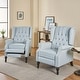 preview thumbnail 4 of 34, Walter Tufted Fabric Recliners (Set of 2) by Christopher Knight Home