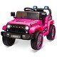 preview thumbnail 10 of 30, Kids Ride On Truck Car Pink