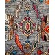 preview thumbnail 3 of 6, Hand Knotted Traditional Tribal Wool Gray Area Rug - 5' 3" x 8' 8"