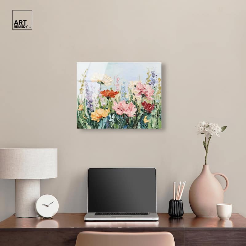 Summer Abundance III Acrylic by Art Remedy, Ready to Hang