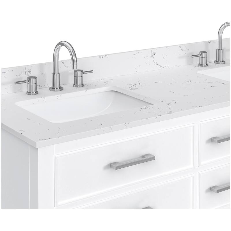 Avanity BROOKS-VS61-E Brooks 61" Free Standing Double Basin Vanity Set