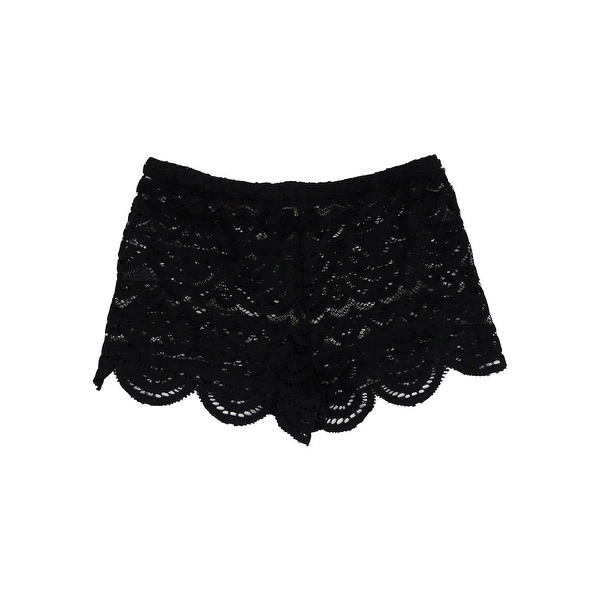 black swim skirt cover up