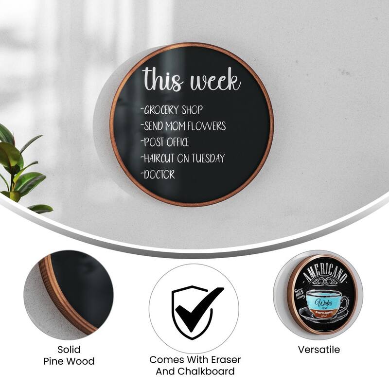 Commercial Wall Mount Wooden Frame Magnetic Chalkboard