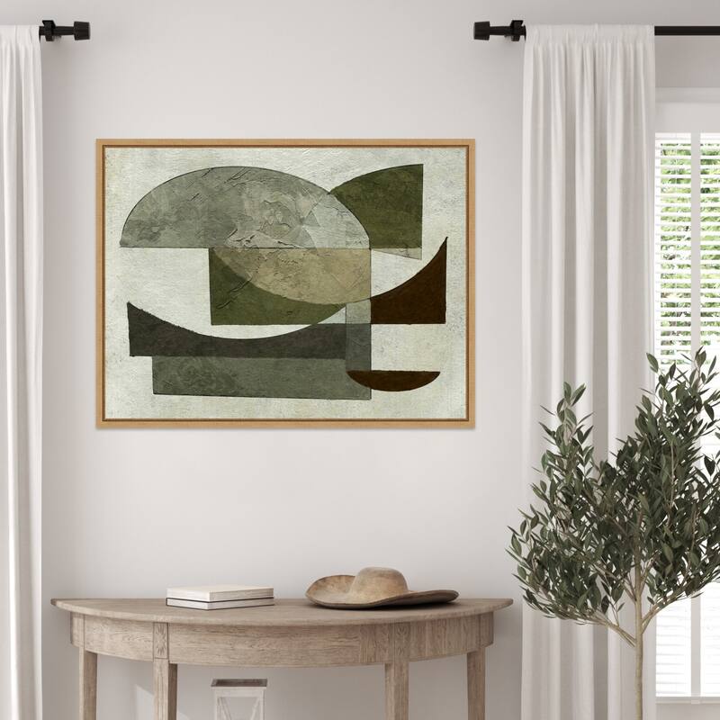 Shaped by Dan Hobday (30 x 23 in.), Framed Canvas Wall Art Print