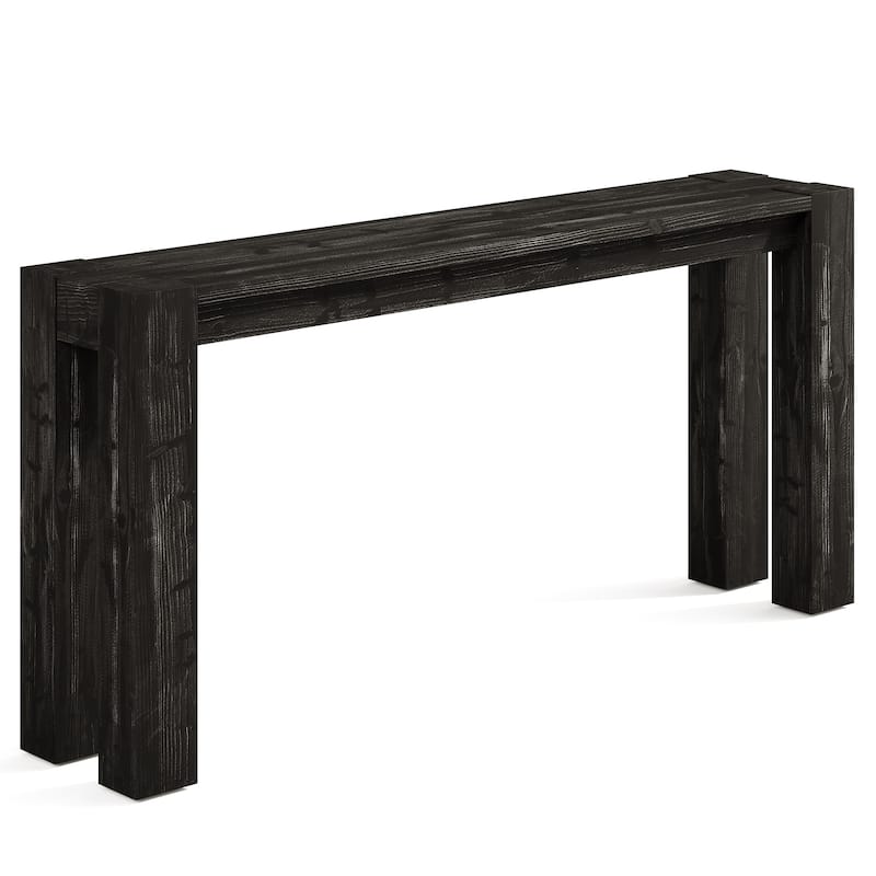 Solid Wood Console Table for Entryway, 70.9 Inch Extra Long Sofa Table