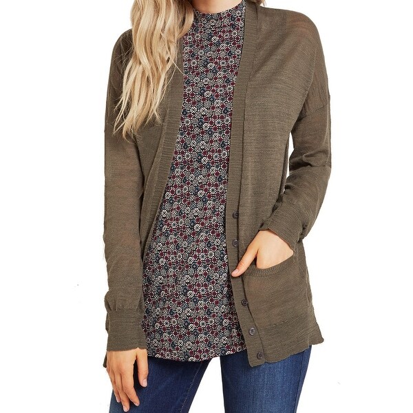 olive green cardigan sweater womens