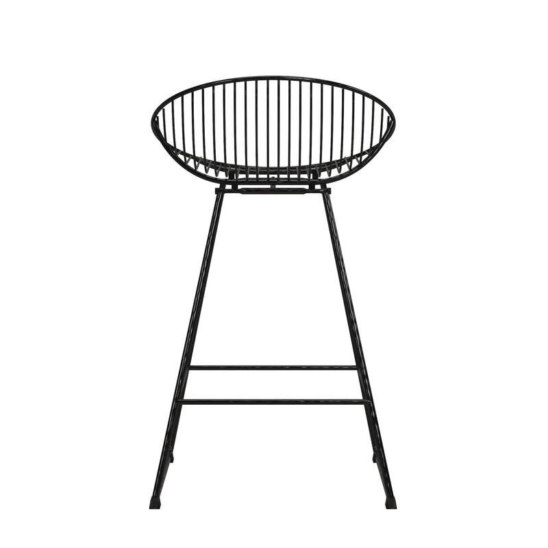 CosmoLiving by Cosmopolitan Ellis 24" Metal Counter Height Bar Stool