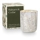 preview thumbnail 51 of 95, ILLUME Noble Holiday Balsam & Cedar Candle Small Boxed Crackle Glass