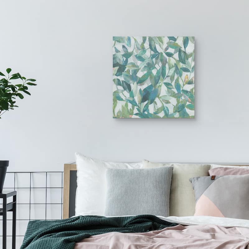Summer Garden Greenery I Light by Danhui Nai Canvas Art Print