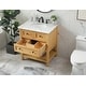 preview thumbnail 2 of 23, Grand 19 - 30 Inch Single Bathroom Vanity 30 Inches - Natural Wood