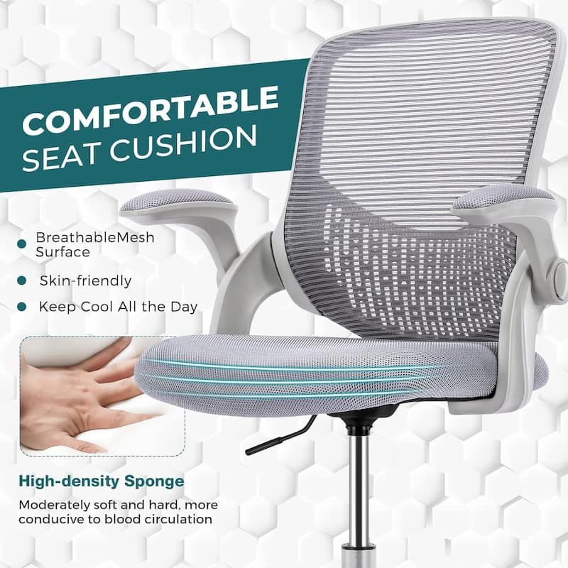 Ergonomic Office Chair, High Back Desk Chair with Headrest, Home Office Swivel Mesh Computer Chair Office Chairs