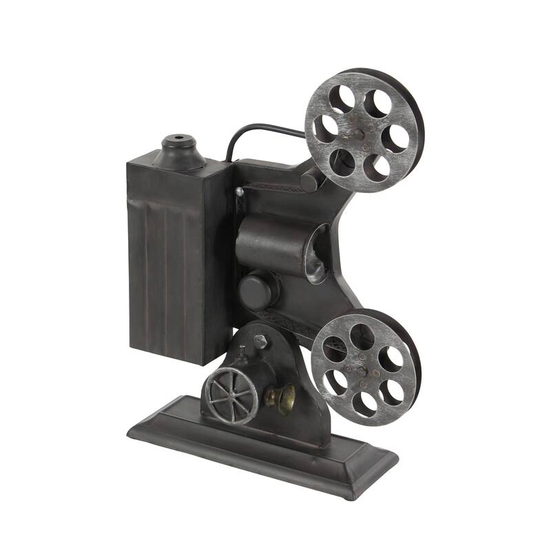 Black Metal Camera Film Decorative Sculpture