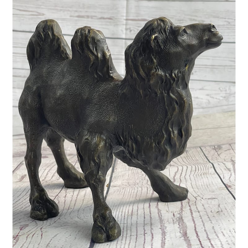 Dromedary Or Bactrian Camel Bronze Figurine Figure Statue Sculpture Original Milo 8.5 Inches X 12 Inches