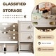 preview thumbnail 8 of 7, Kids Toy Storage Organizer 8 storage cabinet Removable Toy Bins,4-Tier Book organizers Storage and 2 cabinet storage