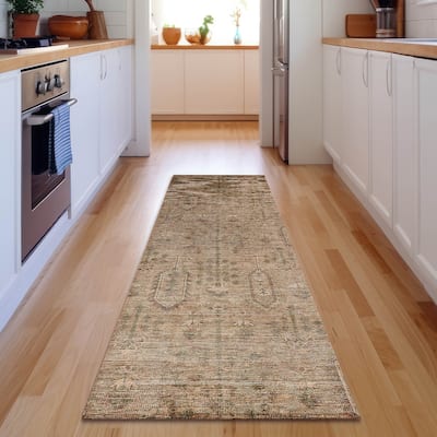 Premium Washable Super Soft Vintage Global Mayfield Rug