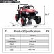 preview thumbnail 7 of 26, riding toys for kids with remote control Red