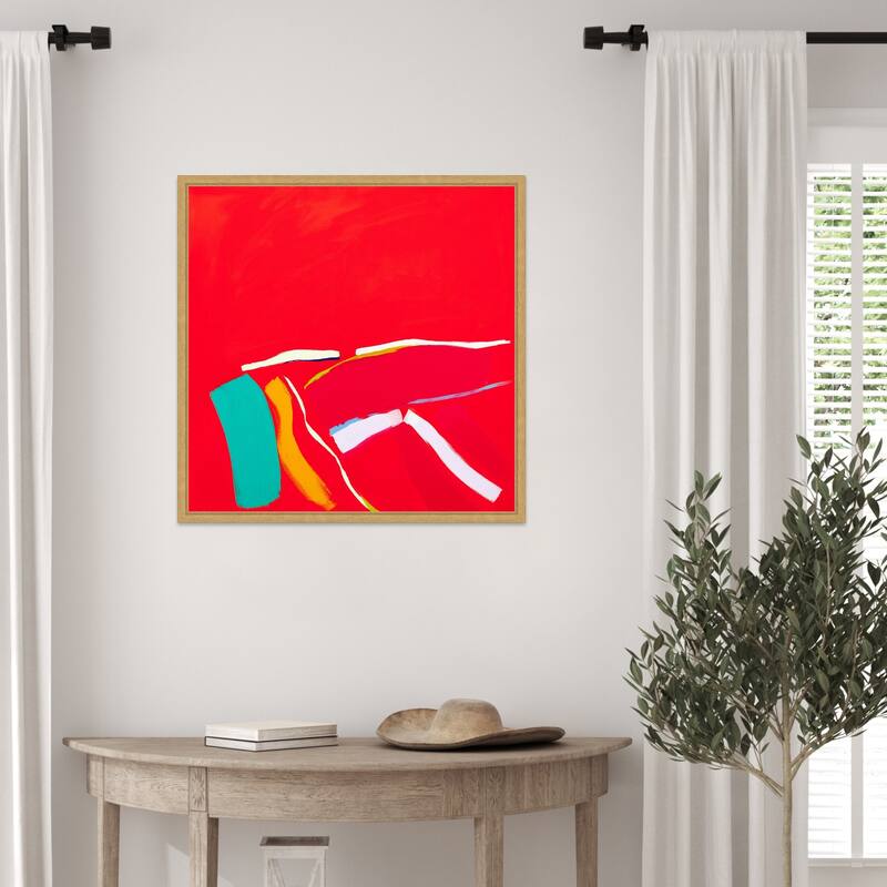 Passion by Angie Kenber Framed Canvas Wall Art Print