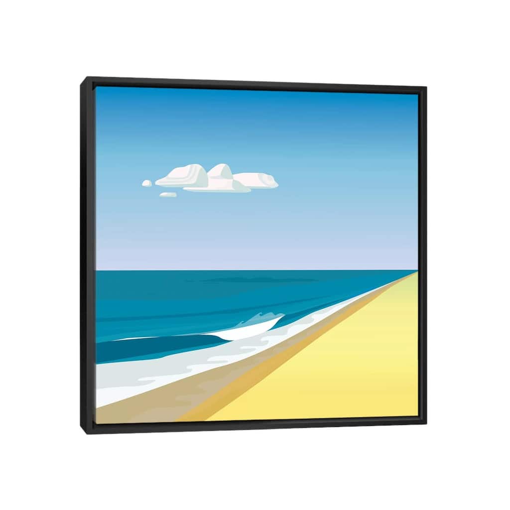 iCanvas "Rothko Beach" by Charles Harker Framed Canvas Print