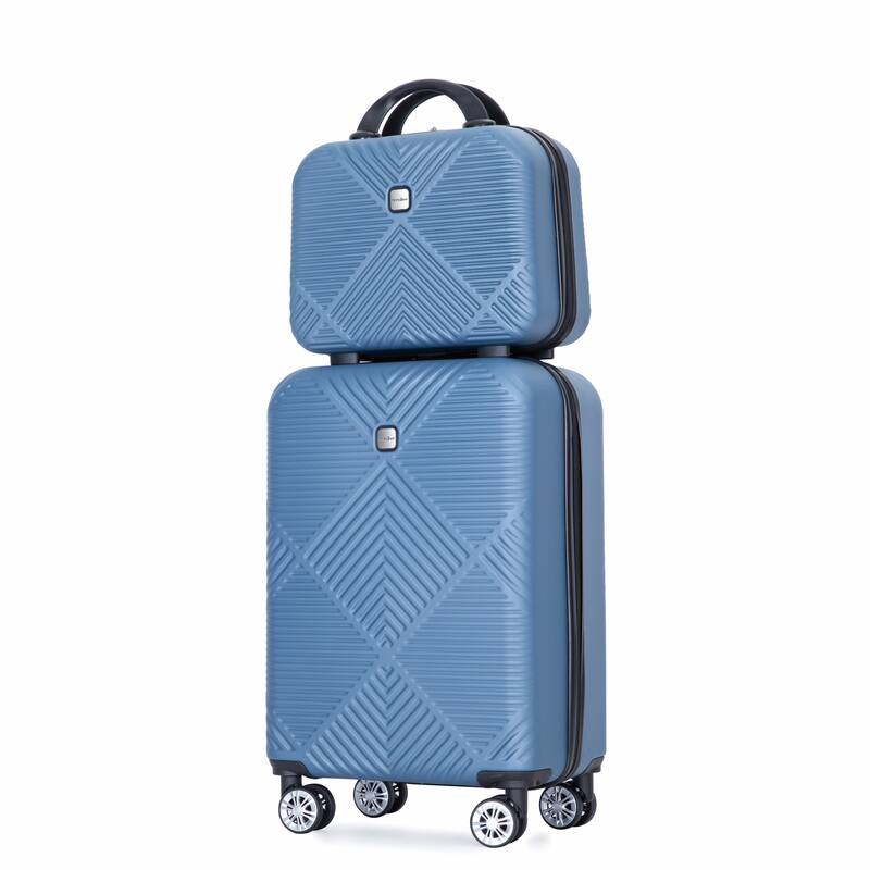 20/14" Spinner Wheels Luggage Sets 2 Piece Lightweight Suitcase Sets, Carry On Trunks Sets