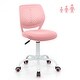 preview thumbnail 5 of 42, Ergonomic Children Study Chair with Adjustable Height - 19.5”L x 19.5”W x 29.5”-34”H Light Pink